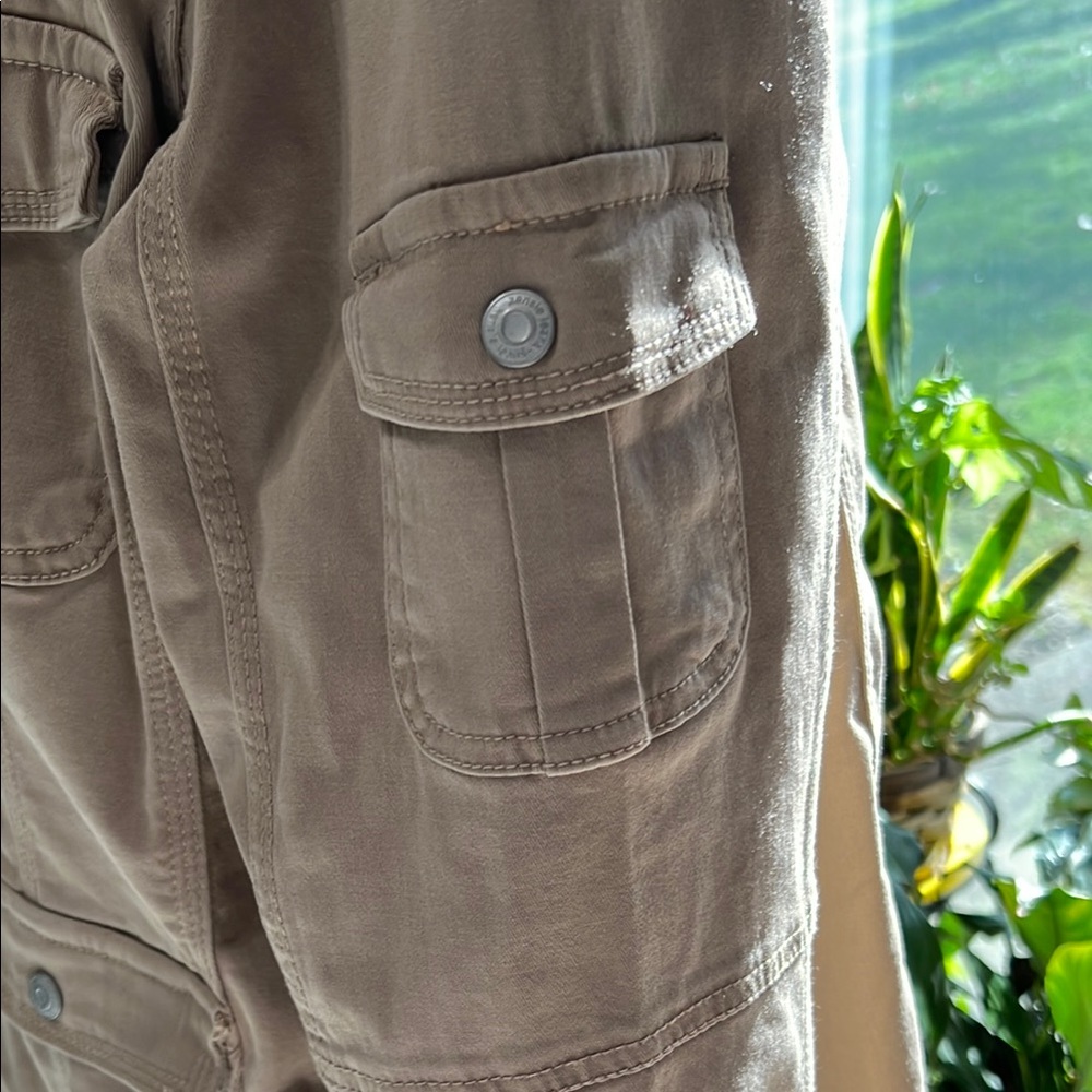 Safari Jacket, Cotton with Lots of Pockets! Zipper and Snaps, Excellent Conditi - Picture 7 of 12